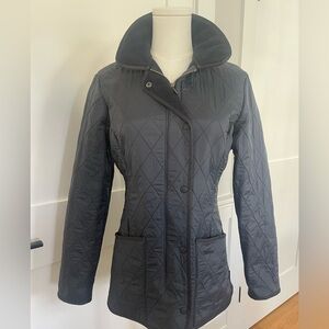 Barbour Cavalry Fleece Lined Quilted Jacket US 4